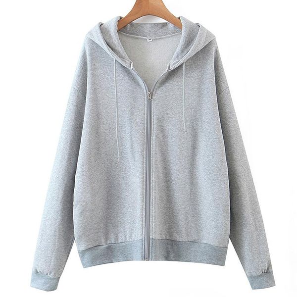 women's hoodies & sweatshirts oeak 2021 zip up sweatshirt winter jacket clothes oversize y2k women plus size vintage solid long sleeve, Black
women's hoodies & sweatshirts oeak 2021 zip up sweatshirt winter jacket clothes oversize y2k women plus size vintage solid long sleeve, Black