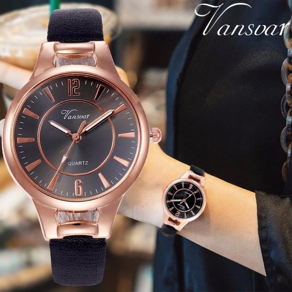 wristwatches fashion women colorful simple dial quartz watch casual ladies luxury leather strap vansvar clock relogio feminino, Slivery;brown
wristwatches fashion women colorful simple dial quartz watch casual ladies luxury leather strap vansvar clock relogio feminino, Slivery;brown