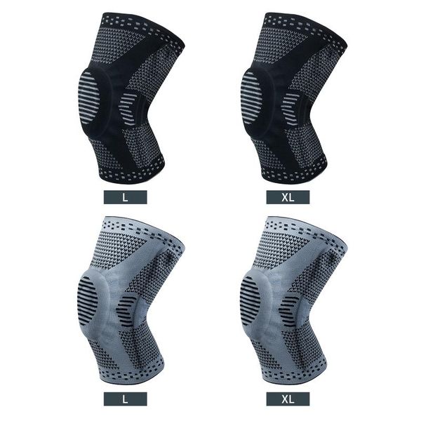 knee pads sports fitness protector brace silicone spring pad basketball running compression sleeve support elbow &, Black;gray
knee pads sports fitness protector brace silicone spring pad basketball running compression sleeve support elbow &, Black;gray