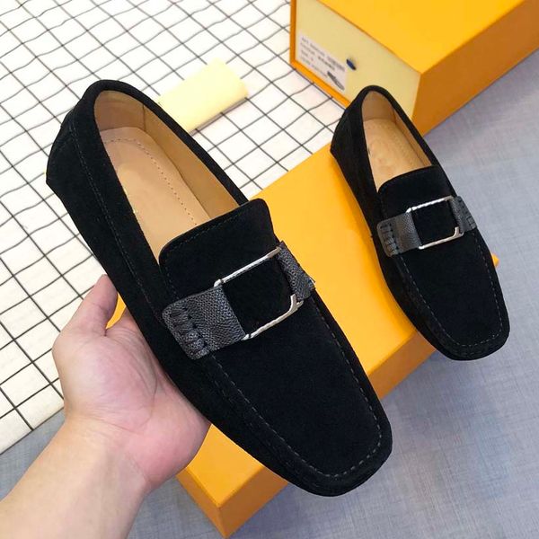 mens shoes brand flat casual shoe business office oxfords genuine leather designers metal buckle suede loafers size 38-45, Black
mens shoes brand flat casual shoe business office oxfords genuine leather designers metal buckle suede loafers size 38-45, Black