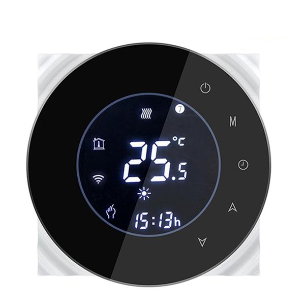 smart home control wifi thermostat temperature controller can be used with alexa google thp6000 for water/electric floor heating/gas boiler
smart home control wifi thermostat temperature controller can be used with alexa google thp6000 for water/electric floor heating/gas boiler