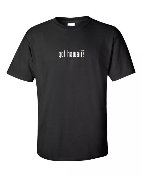 got hawaii men's cotton t-shirt shirt solid black white funny gift s - 5xl, White;black
got hawaii men's cotton t-shirt shirt solid black white funny gift s - 5xl, White;black