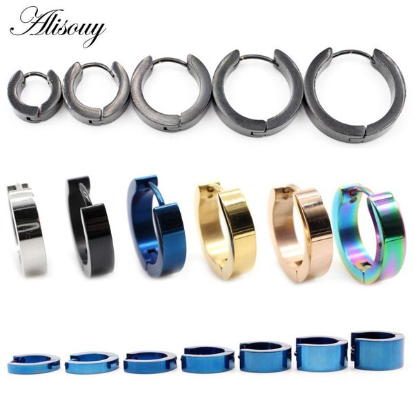 hoop & huggie alisouy 2 pieces anti-allergic steel earring punk rock stud earrings men fashion jewelry women small circle round, Golden;silver
hoop & huggie alisouy 2 pieces anti-allergic steel earring punk rock stud earrings men fashion jewelry women small circle round, Golden;silver