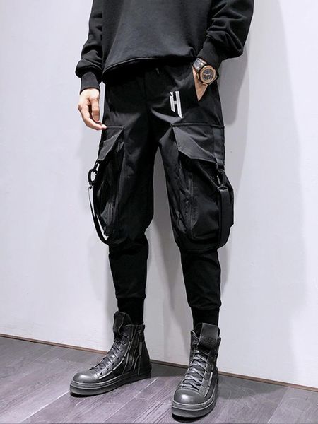 men's pants male fashion black dark trend function big pocket hip-hop tide brand casual footwear overalls all-match
men's pants male fashion black dark trend function big pocket hip-hop tide brand casual footwear overalls all-match