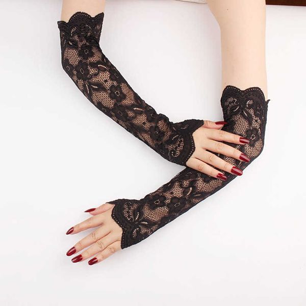 lady fingerless elastic sleeve summer sunproof arm sleeves lace gloves women driving glove fake sleeves classic long glove y0827, Blue;gray
lady fingerless elastic sleeve summer sunproof arm sleeves lace gloves women driving glove fake sleeves classic long glove y0827, Blue;gray