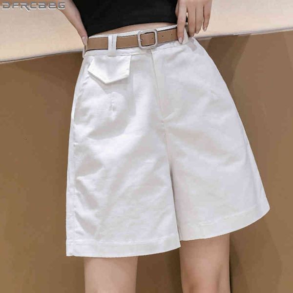 women's shorts high waist cotton and linen for women belt summer loose wide leg bermudas mujer khaki black or white feminino, White;black
women's shorts high waist cotton and linen for women belt summer loose wide leg bermudas mujer khaki black or white feminino, White;black