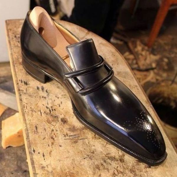 dress shoes men of plutonium leather hand-crafted slide in classic men's casual ankle shoes fashion autumn fight designer kr348 zaky, Black
dress shoes men of plutonium leather hand-crafted slide in classic men's casual ankle shoes fashion autumn fight designer kr348 zaky, Black