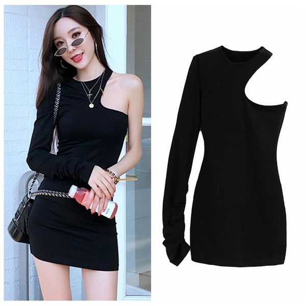women off shoulder bodycon dress dresses o-neck casual long mini fashion sleeve, Black;gray
women off shoulder bodycon dress dresses o-neck casual long mini fashion sleeve, Black;gray