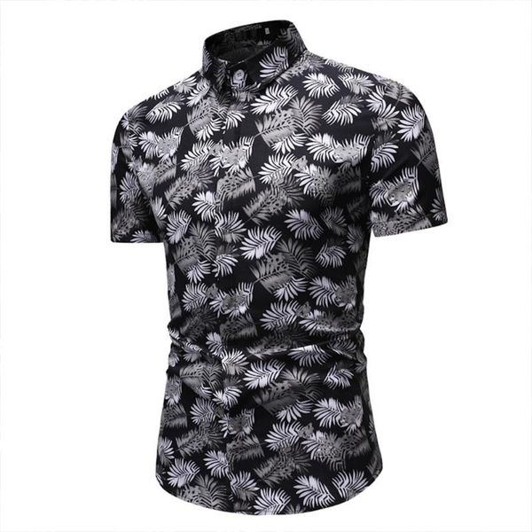 mens summer beach hawaiian shirt brand short sleeve shirts men casual holiday vacation clothing camisas men's, White;black
mens summer beach hawaiian shirt brand short sleeve shirts men casual holiday vacation clothing camisas men's, White;black
