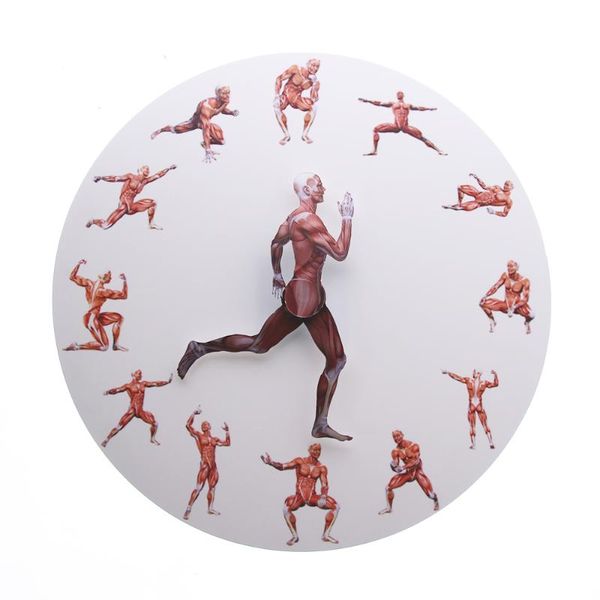 wall clocks human body art anatomical running man minimalist clock male anatomy musculature muscle in action watch décor
wall clocks human body art anatomical running man minimalist clock male anatomy musculature muscle in action watch décor