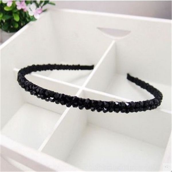 iRD korean accessories double row crystal beaded hair heads handmade beaded fine hair band pressure headband, Silver
iRD korean accessories double row crystal beaded hair heads handmade beaded fine hair band pressure headband, Silver