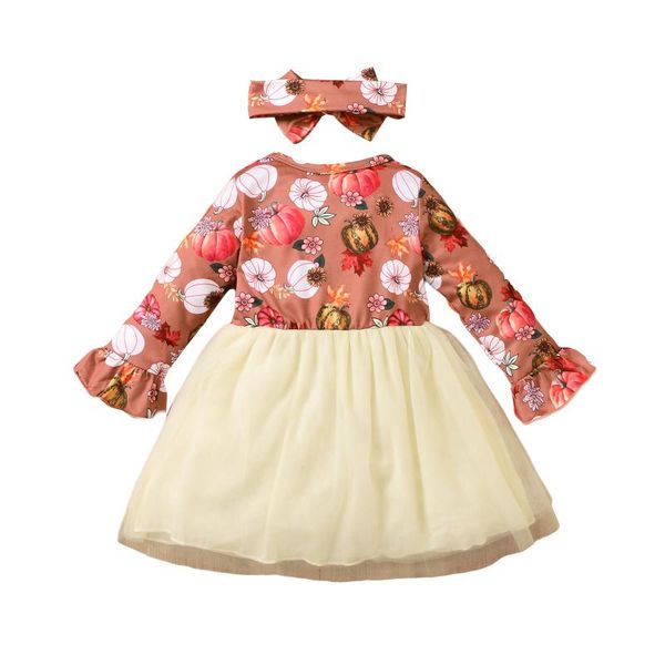girl's dresses 0-5y hallown toddler baby girls dress bow pumpkin print patch long sleeve round neck tulle tutu princess dress+headband, Red;yellow
girl's dresses 0-5y hallown toddler baby girls dress bow pumpkin print patch long sleeve round neck tulle tutu princess dress+headband, Red;yellow