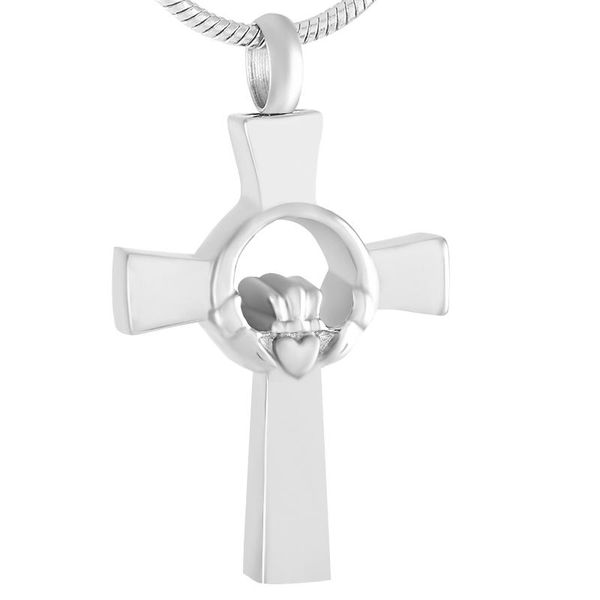 heart and crown in cross stainless steel memorial urn keepsake cremation ashes for human/pet souvenir jewelry chains, Silver
heart and crown in cross stainless steel memorial urn keepsake cremation ashes for human/pet souvenir jewelry chains, Silver