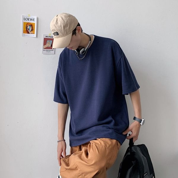 men's t-shirts summer cotton short-sleeved t-shirt fashion multicolor o-neck tshirt men streetwear korean loose casual t shirt men, White;black
men's t-shirts summer cotton short-sleeved t-shirt fashion multicolor o-neck tshirt men streetwear korean loose casual t shirt men, White;black