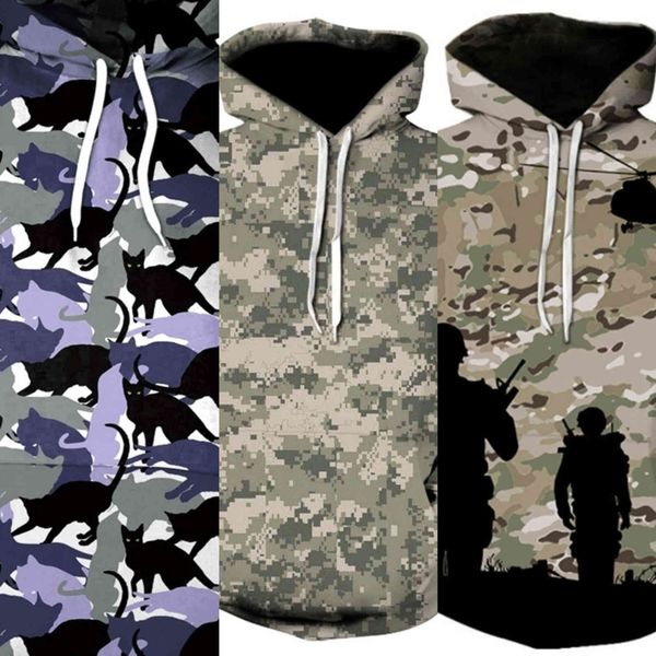 herfst/winter essential hoodies men's sweatshirts camouflage sports clothing athletics outdoor casual trui 1241, Black;green
herfst/winter essential hoodies men's sweatshirts camouflage sports clothing athletics outdoor casual trui 1241, Black;green