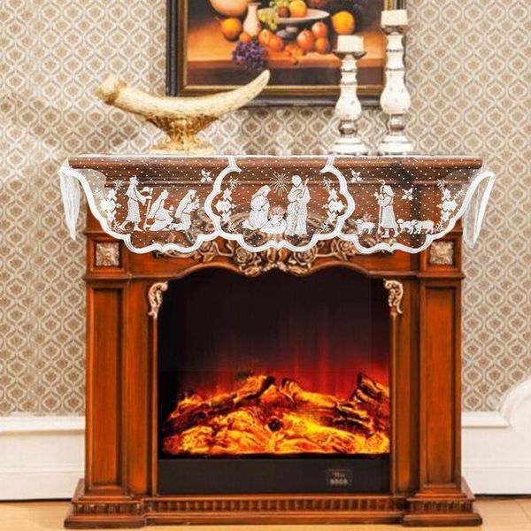 table cloth 1pcs christmas lace tablecloth virgin mary religious fireplace home runner cover supplies fashion day party l8v4
table cloth 1pcs christmas lace tablecloth virgin mary religious fireplace home runner cover supplies fashion day party l8v4