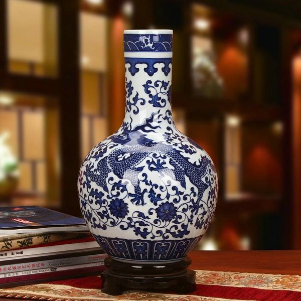 vases jingdezhen ceramics vase classical home decorative arts and crafts blue white porcelain dragon antique chinese celadon
vases jingdezhen ceramics vase classical home decorative arts and crafts blue white porcelain dragon antique chinese celadon