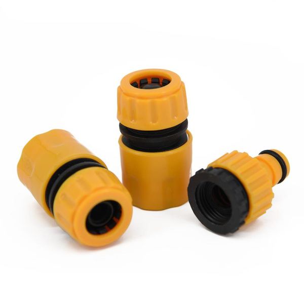 hose pipe fitting kit quick garden water connector adaptor 3pcs yellow watering equipments
hose pipe fitting kit quick garden water connector adaptor 3pcs yellow watering equipments