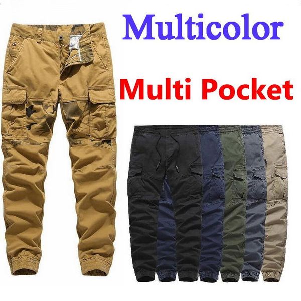 men's pants men casual cargo classic outdoor camouflage sports multi-color sweatpants military multi pocket trousers youth loose, Black
men's pants men casual cargo classic outdoor camouflage sports multi-color sweatpants military multi pocket trousers youth loose, Black
