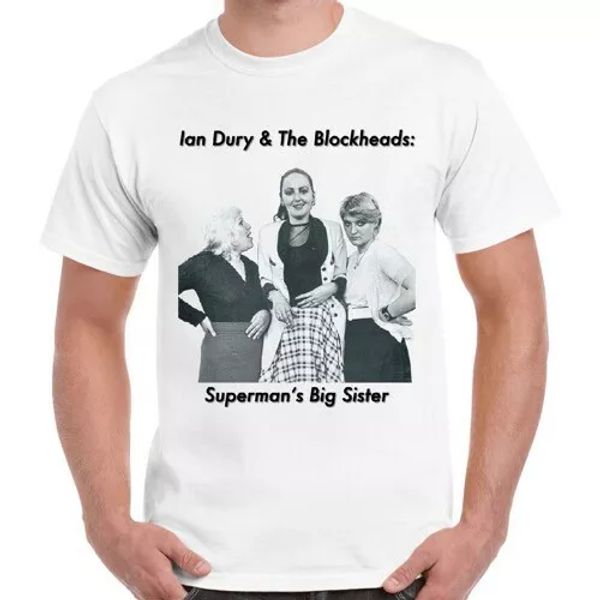 superman's big sister ian dury and the blokheads cool gift retro t shirt 1822, White;black
superman's big sister ian dury and the blokheads cool gift retro t shirt 1822, White;black