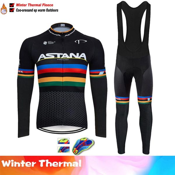racing sets 2022 winter cycling jersey set warm bike clothes long sleeve mtb bicycle thermal fleece clothing ropa ciclismo, Black;blue
racing sets 2022 winter cycling jersey set warm bike clothes long sleeve mtb bicycle thermal fleece clothing ropa ciclismo, Black;blue
