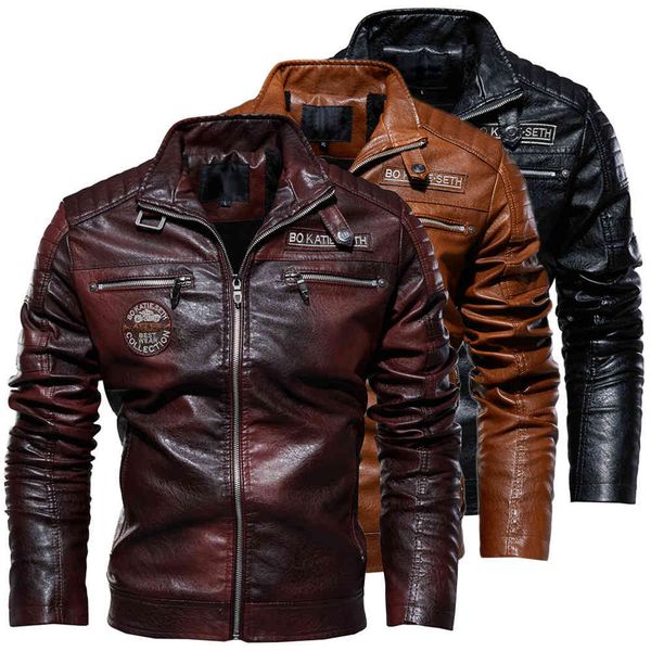 fashion leather men's jacket 2021 pu coat motorcycle suit modern tough man plush men, Black
fashion leather men's jacket 2021 pu coat motorcycle suit modern tough man plush men, Black