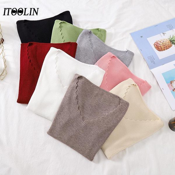 neck sweater korean autumn winter clothes women and blouse frau pullover slim fit vetement femme long sleeve knitting women's sweaters, White;black
neck sweater korean autumn winter clothes women and blouse frau pullover slim fit vetement femme long sleeve knitting women's sweaters, White;black