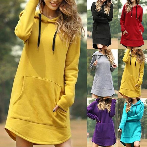 casual dresses 2021 womens long sleeve hooded pockets pullover hoodie dress tunic sweatshirt oversize lady robe vestidos, Black;gray
casual dresses 2021 womens long sleeve hooded pockets pullover hoodie dress tunic sweatshirt oversize lady robe vestidos, Black;gray