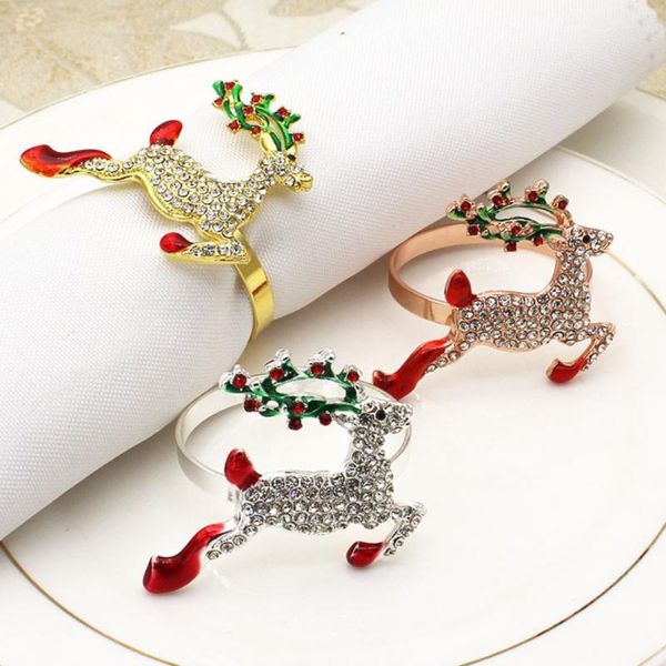 napkin rings 6pcs/lot christmas fawn ring gold silver metal with diamond for wedding holiday party supplies
napkin rings 6pcs/lot christmas fawn ring gold silver metal with diamond for wedding holiday party supplies