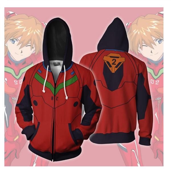 anime costumes 3d print japanese anime evangelion asuka langley ayanami rei hoodie sweatshirts cosplay costume women men casual zipper jacke, Black
anime costumes 3d print japanese anime evangelion asuka langley ayanami rei hoodie sweatshirts cosplay costume women men casual zipper jacke, Black
