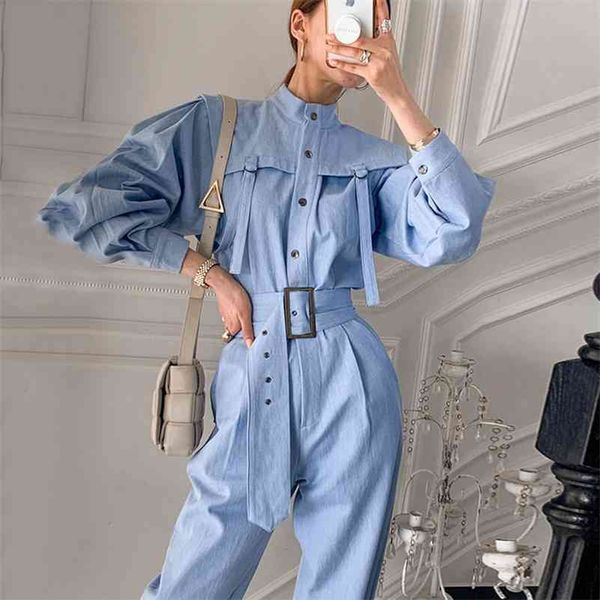 korean retro elegant stand-up collar single-breasted waist slim straight tooling long jumpsuit with belt women jumpsuit fashion 210514, Black;white
korean retro elegant stand-up collar single-breasted waist slim straight tooling long jumpsuit with belt women jumpsuit fashion 210514, Black;white