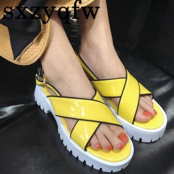 brand new 2021 thick bottom multicolor gothic cosplay walking ladies summer platform cross comfortable sandals shoes woman, Black
brand new 2021 thick bottom multicolor gothic cosplay walking ladies summer platform cross comfortable sandals shoes woman, Black