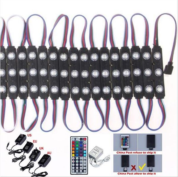 20pcs led modules lights rgb module brightest storefront window light + remote control 2a power supply advertisin
20pcs led modules lights rgb module brightest storefront window light + remote control 2a power supply advertisin
