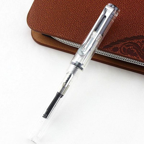 fountain pens jinhao 599 plastic irautita pen transparent student school office stationery gift ink high quality
fountain pens jinhao 599 plastic irautita pen transparent student school office stationery gift ink high quality