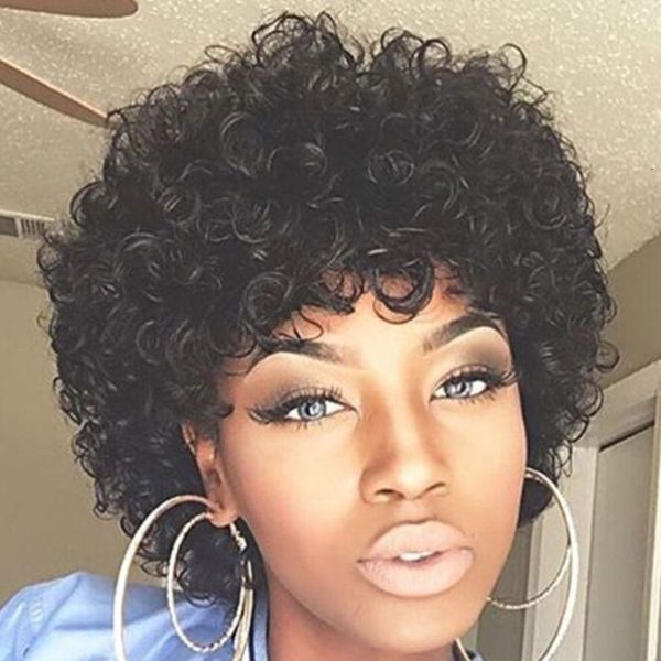 female small curly hair explosive brazilian fans wig chemical fiber full head set overseas, Black;brown
female small curly hair explosive brazilian fans wig chemical fiber full head set overseas, Black;brown
