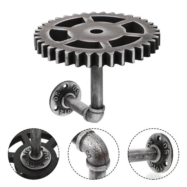 hooks & rails 1pc industrial iron water pipe gear design rack vintage shelving wall bracket
hooks & rails 1pc industrial iron water pipe gear design rack vintage shelving wall bracket