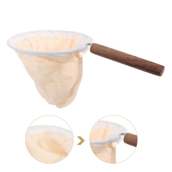 coffee filters 1pc durable filter bag with wood handle tea strainer (assorted color)
coffee filters 1pc durable filter bag with wood handle tea strainer (assorted color)