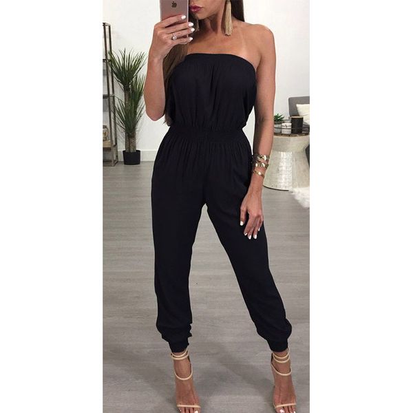 women's jumpsuits & rompers women ladies high waist empire solid black regular slim causal romper jumpsuit sleeveless strapless off sho, Black;white
women's jumpsuits & rompers women ladies high waist empire solid black regular slim causal romper jumpsuit sleeveless strapless off sho, Black;white
