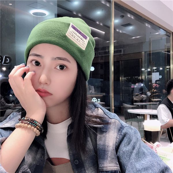 versatile candy color letter stickers knitted women's high density warm ear protection wool cold hat men's fashion, Blue;gray
versatile candy color letter stickers knitted women's high density warm ear protection wool cold hat men's fashion, Blue;gray