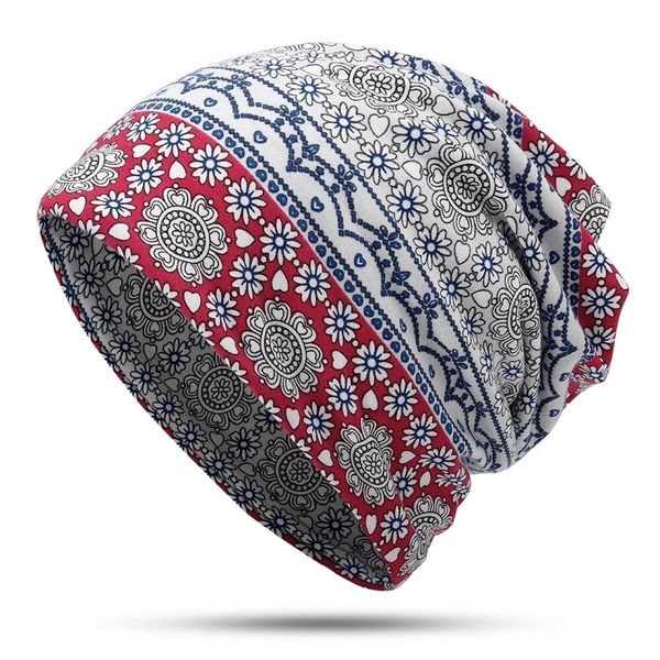 womens ethnic slouchy beanie cap scarf outdoor floral double layers cotton turban - red, Blue;gray
womens ethnic slouchy beanie cap scarf outdoor floral double layers cotton turban - red, Blue;gray
