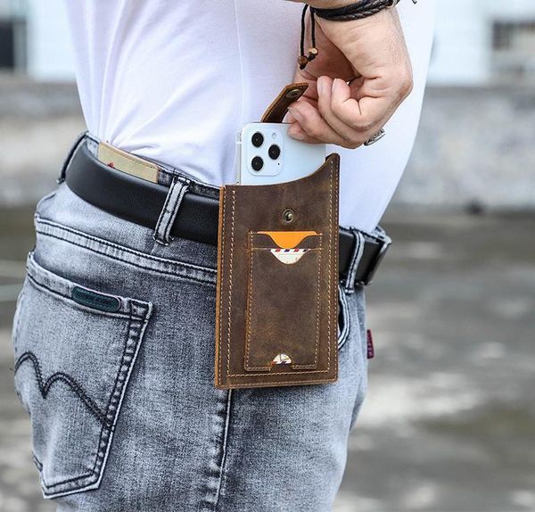 mobile phone cover case belt waist bags with card holders 100% genuine leather cellphone bag for men male vintage loop holster
mobile phone cover case belt waist bags with card holders 100% genuine leather cellphone bag for men male vintage loop holster