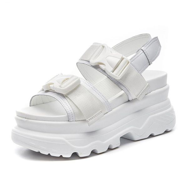 summer women sandals buckle design black white platform comfortable thick sole beach shoes
summer women sandals buckle design black white platform comfortable thick sole beach shoes