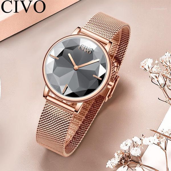 wholesale price civo ladies watches wateproof stainless quartz movement watch clock for woman relogio feminino 8109 wristwatche, Slivery;brown
wholesale price civo ladies watches wateproof stainless quartz movement watch clock for woman relogio feminino 8109 wristwatche, Slivery;brown