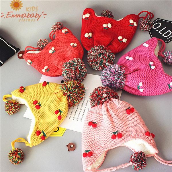 caps & hats toddler girl beanie cap cute 3d cherry pattern fleece lined winter warm kids knit hat, Yellow
caps & hats toddler girl beanie cap cute 3d cherry pattern fleece lined winter warm kids knit hat, Yellow