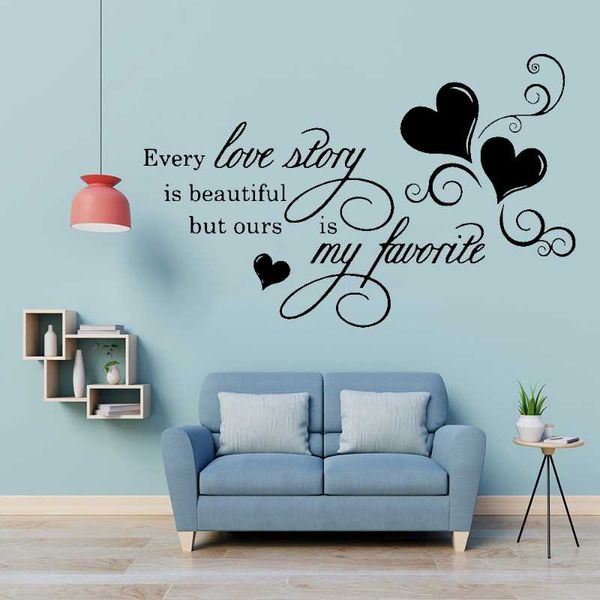 wall stickers decal quote every love story is beautiful bedroom decoration diy sticker removable creative text mural
wall stickers decal quote every love story is beautiful bedroom decoration diy sticker removable creative text mural
