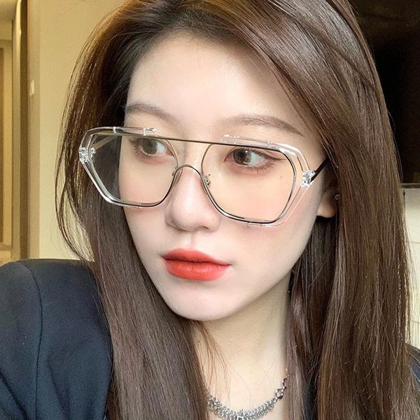 sunglasses double circle for men women fashion polarized sun glasses personality square large frame eyeglasses hd lens, White;black
sunglasses double circle for men women fashion polarized sun glasses personality square large frame eyeglasses hd lens, White;black