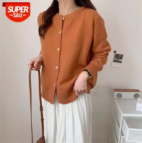 li zhiqi japanese simple style round neck knitted cardigan sweater jacket female 110298 #hp96, Black;gray
li zhiqi japanese simple style round neck knitted cardigan sweater jacket female 110298 #hp96, Black;gray