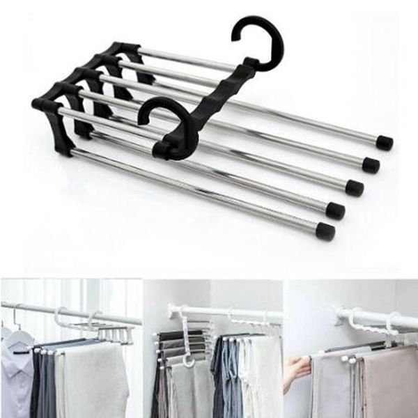 multifunctional five-in-one pants rack retractable magic stainless steel clothes living room wardrobe hanger hangers & racks
multifunctional five-in-one pants rack retractable magic stainless steel clothes living room wardrobe hanger hangers & racks