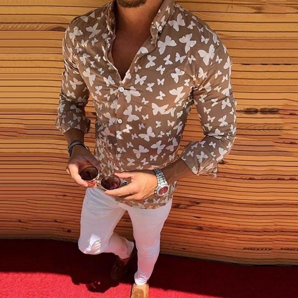 new men's fashion casual printed shirts slim fit male social business dress long sleeved blouse botton autumn clothing 200925, White;black
new men's fashion casual printed shirts slim fit male social business dress long sleeved blouse botton autumn clothing 200925, White;black