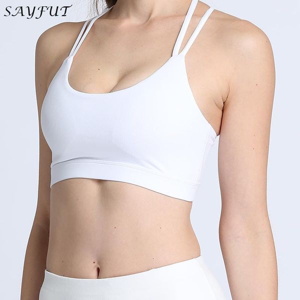 bras sayfut solid cross strap sport bra women padded push up sports quick dry fitted gym workout fitness vest brassieres, Red;black
bras sayfut solid cross strap sport bra women padded push up sports quick dry fitted gym workout fitness vest brassieres, Red;black